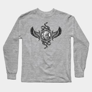 Hermes Trismegistus - Hermetic Hermeticism Alchemy Occult Thoth Long Sleeve T-Shirt